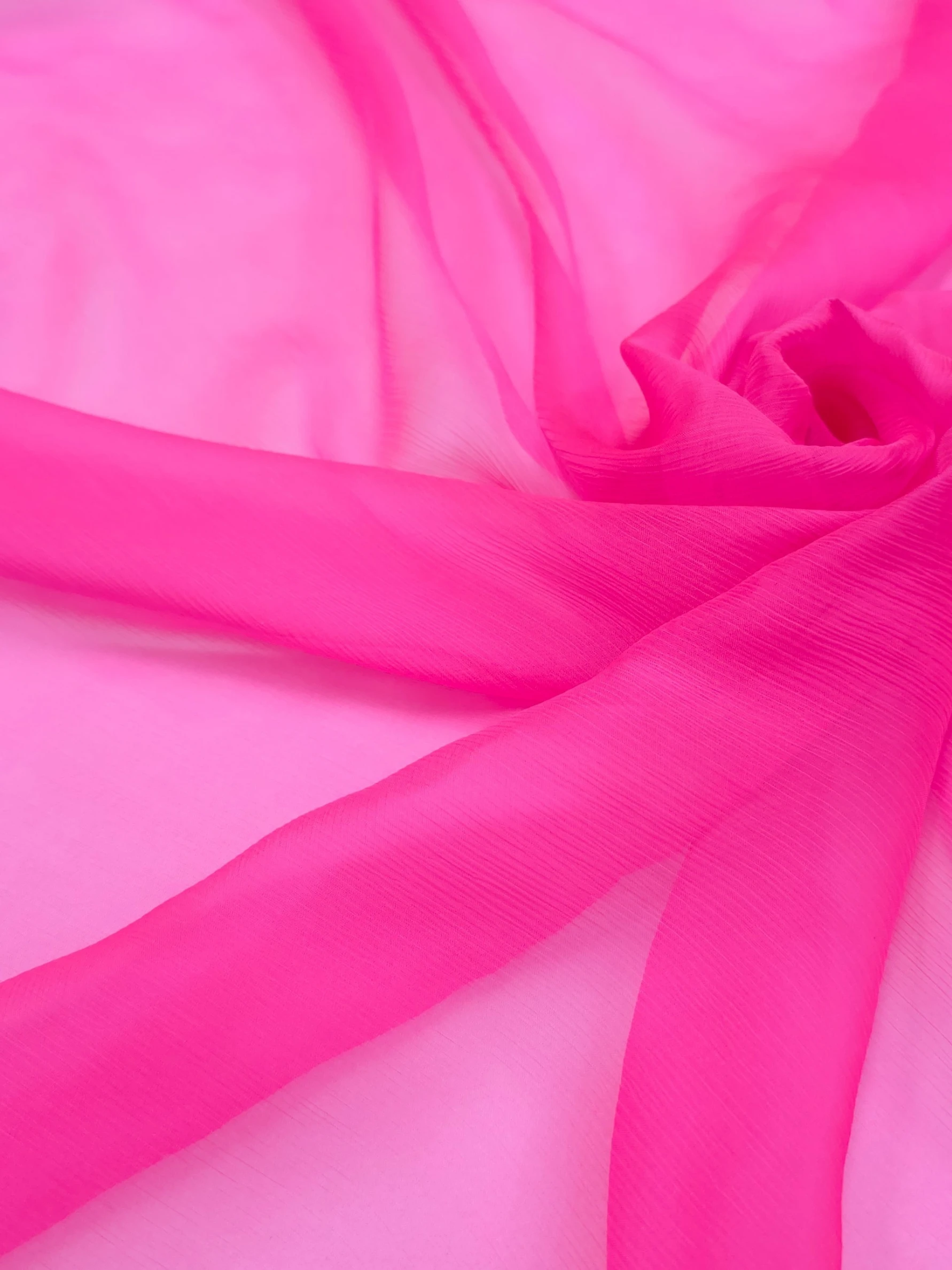 Mousse de matase naturala Fuchsia Bloom